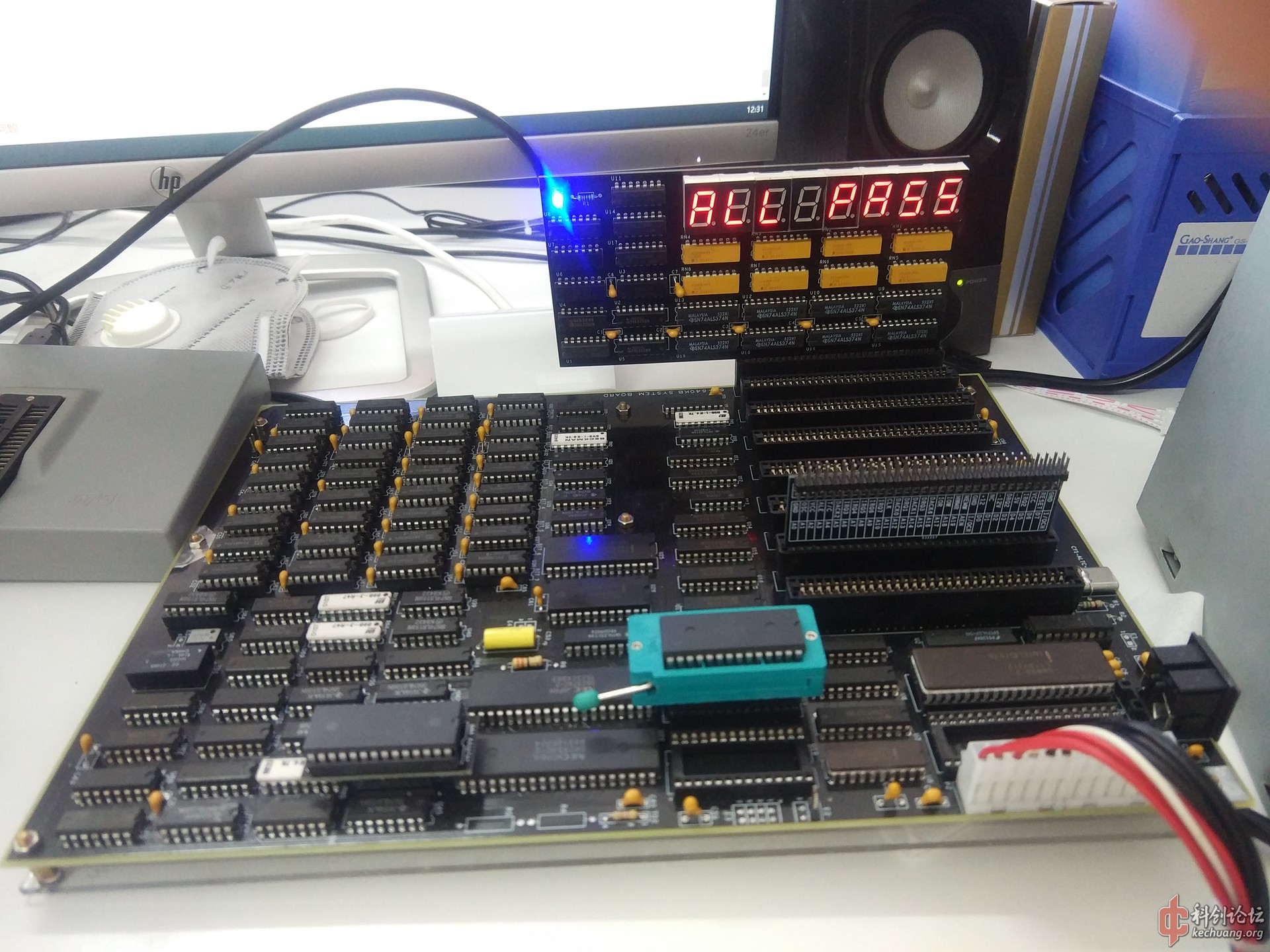 同步直播仿制世界第一代PC机主板PC-XT全过程8088主板的诞生- 科创网